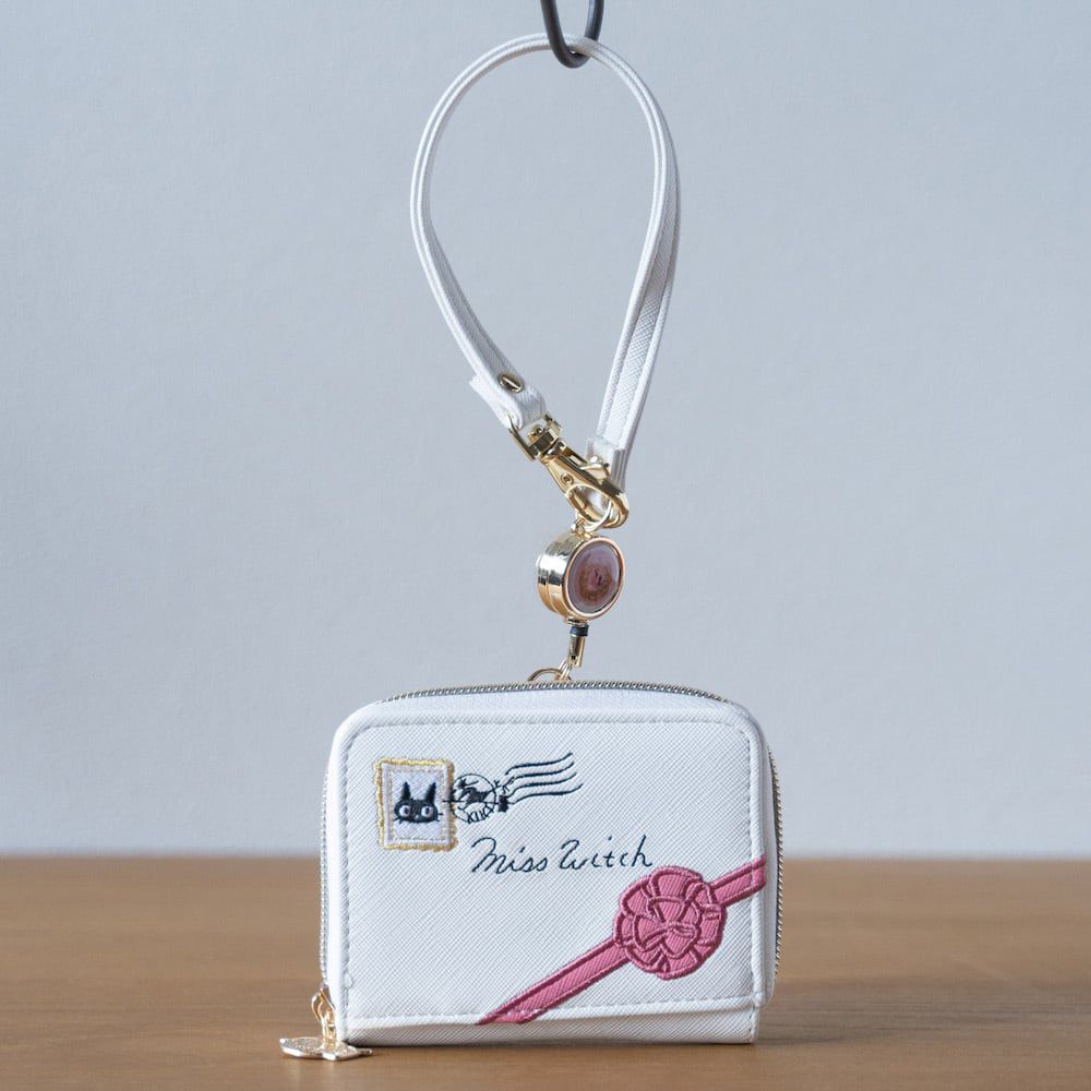 지브리 마녀배달부키키 고양이 지지 신축 릴 소대장모양 카드지갑 카드케이스 동전지갑 코인케이스 스튜디오지브리 검은고양이 캐릭터 굿즈 |  크로켓