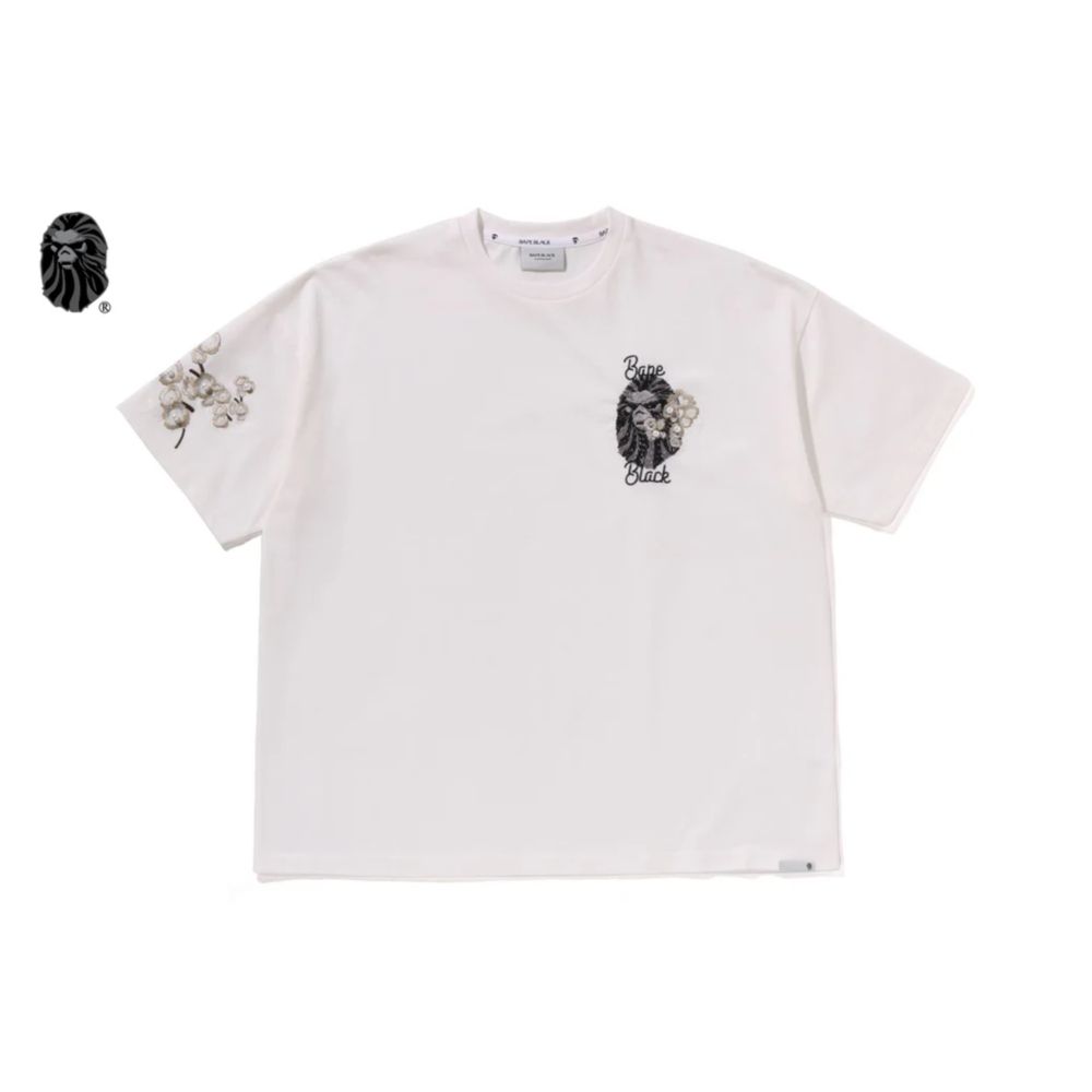 베이프 블랙 펄 EMB 플로랄 반팔티 2컬러 1L30109326