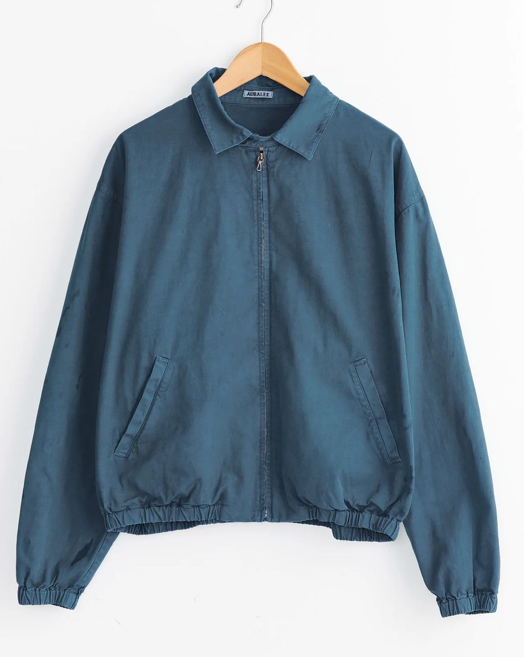 オーラリー PRODUCT DYED FINX GABARDINE ZIP PRODUCT DYED FINX