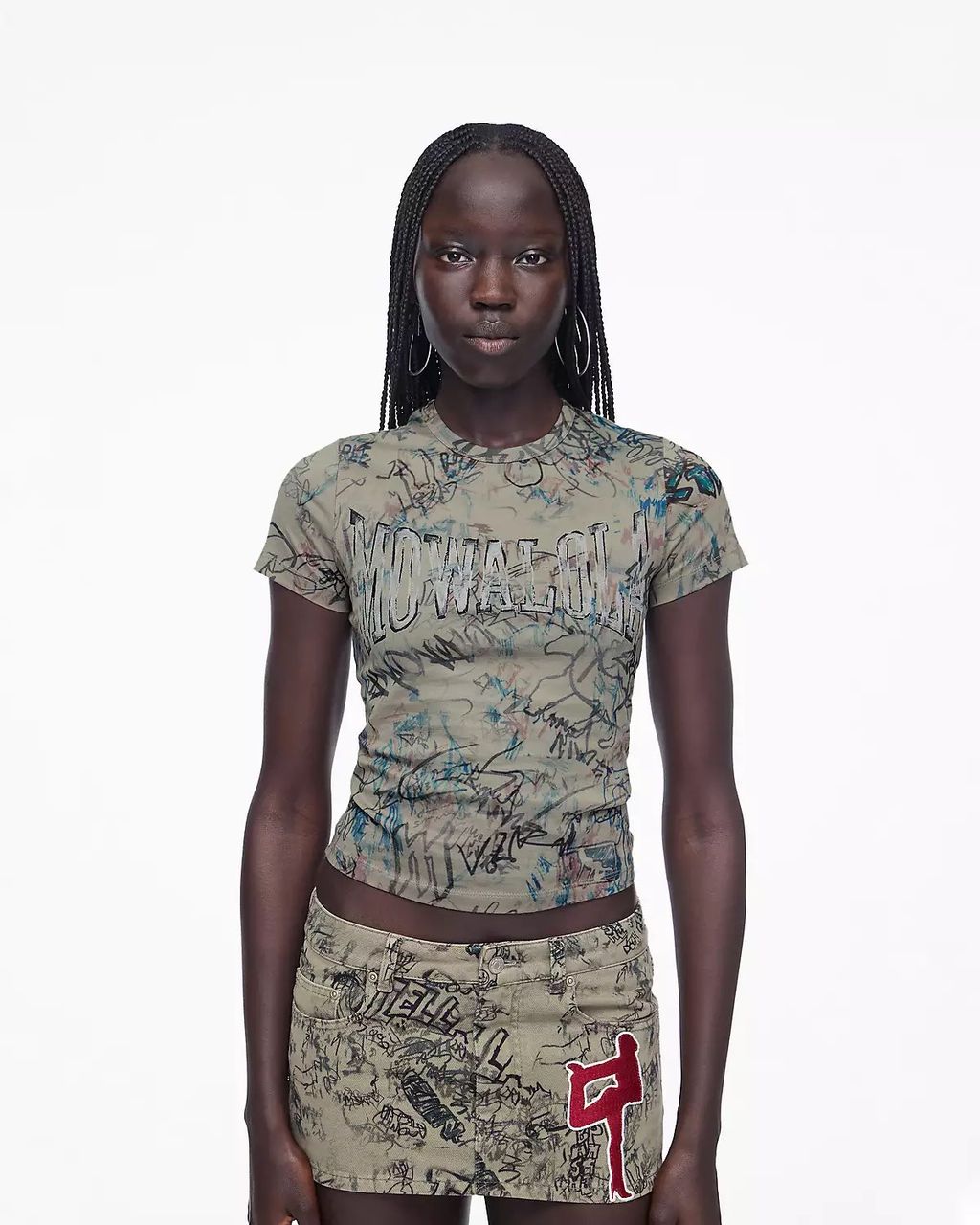 헤븐바이마크제이콥스 모왈롤라 슈렁큰 티셔츠 Heaven by marc