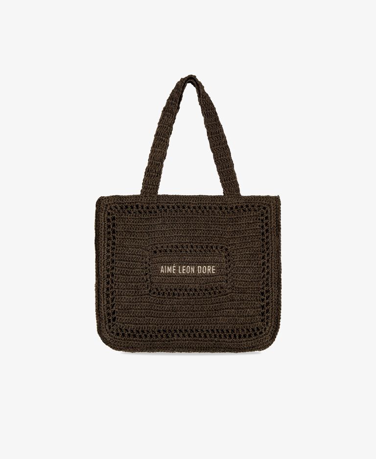 aime' leon dore メッシュトートバッグ aime' leon dore メッシュトートバッグ 에메레온도르 크로셰 토트백