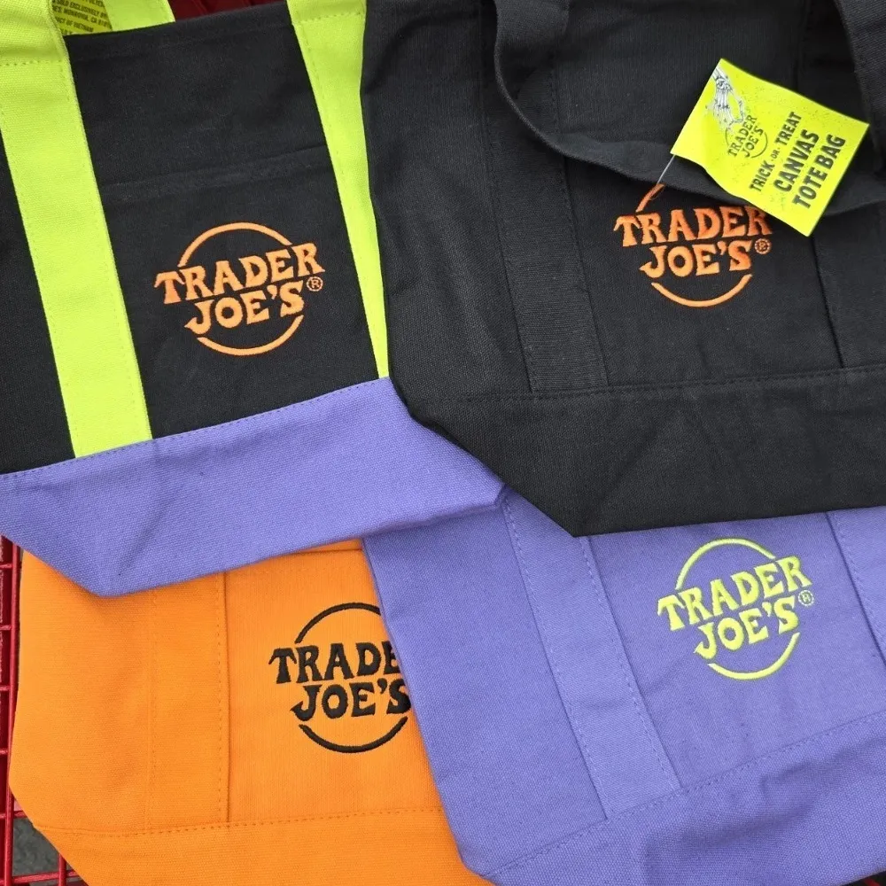 트레이더조 할로윈 미니 캔버스 토트백 | 크로켓