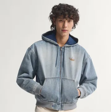 아디다스 데님 패디드 자켓 KE0131 재고확보