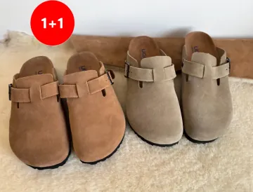 1+1 호주어그 UGG DK 어그 버켄스탁 보스턴 남여공용 커플 어그슬리퍼