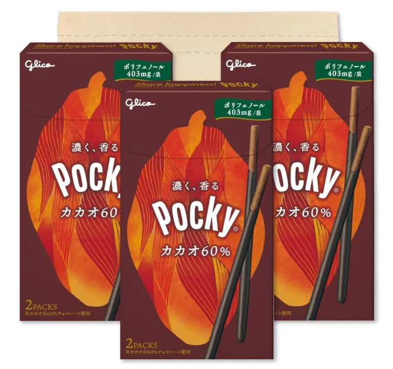 일본 글리코 포키 카카오 60% 3개 세트