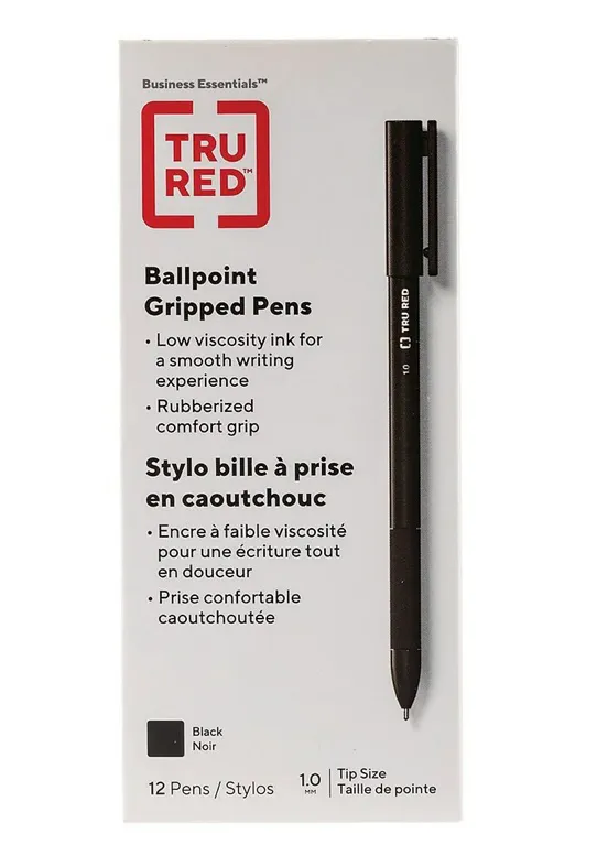 Staples TRU RED pen 12개입 스태이플스 트루레드펜 | 크로켓