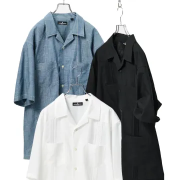 4월 중순 입고_GU 지유 X 엔지니어드 가먼츠 쿠바 셔츠 5부 소매 360223