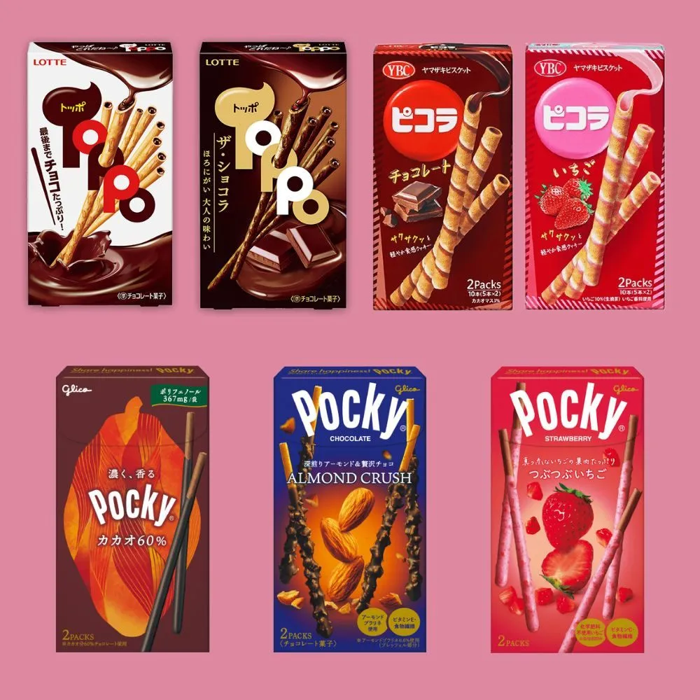 빼빼로데이 이벤트 일본 포키/톳포/피콜라 7종