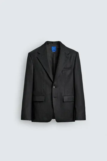 자라 울 트윌 수트 블레이저 X 아론 레빈 4086/892/922 DARK GREY