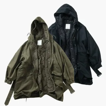 프릭스스토어 웨이스트 벨티드 필드 파카 라이너 세트 밀리터리 야상 코트 2컬러 1052248900893