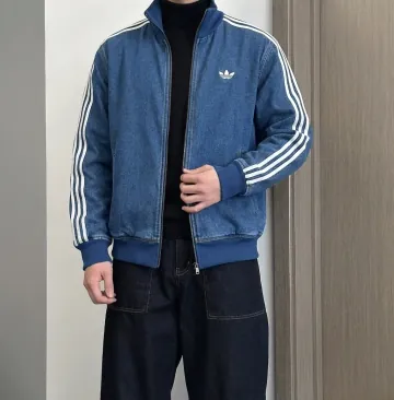 아디다스 아디컬러 데님 파이어버드 트랙탑 트루 빈티지 데님 KD1517