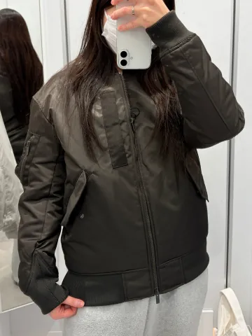 유니클로 질샌더 하이브리드 다운 오버 사이즈 MA1 남성용 2컬러 485339