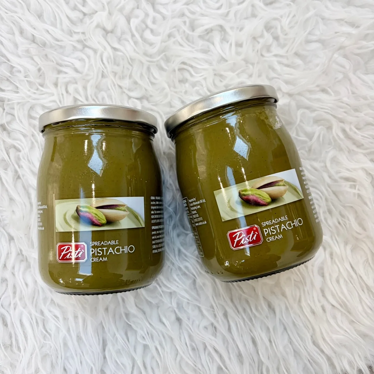 두바이쫀득쿠키 재료 - 피스티 시칠리안 피스타치오 크림 스프레드 600g - 2개