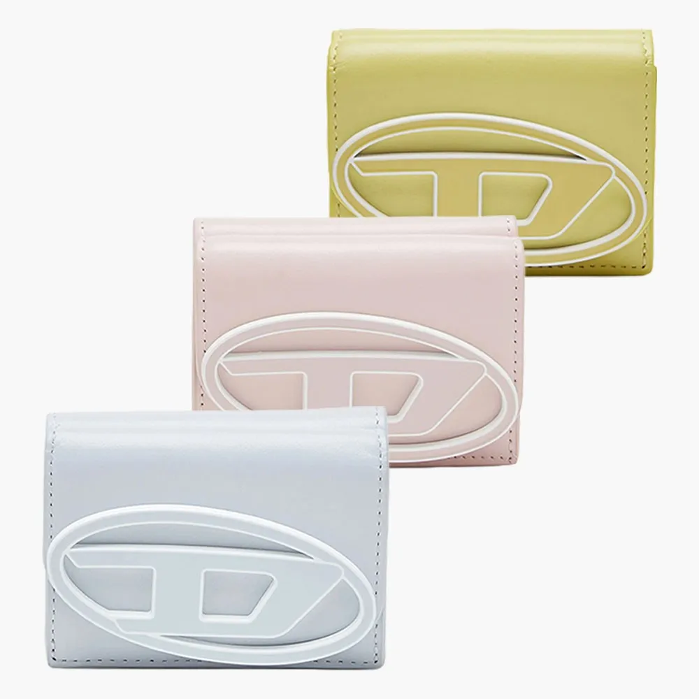 디젤 1DR 트라이 폴드 코인 월렛 XS Ii 파스텔 레더 3컬러 X09887P6316 | 크로켓