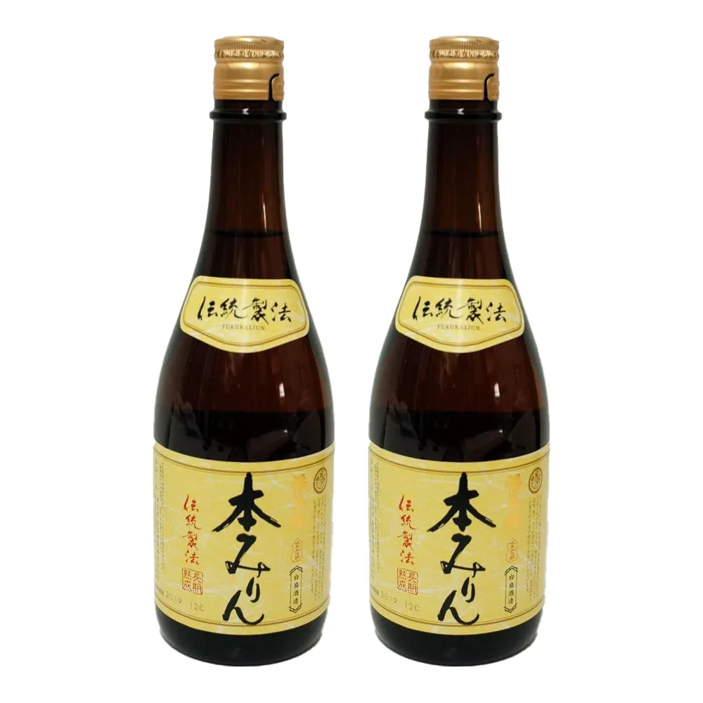 Jun Fukurai 준 후쿠라이 일본 전통 제조 방식 혼 미린 본 미림 맛술 720ml 2개 | 크로켓
