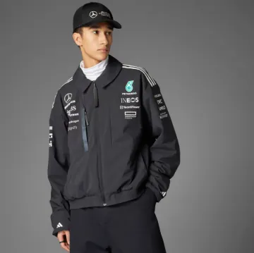 [국내 품절/20% off] 아디다스 X 메르세데스 벤츠 AMG 페트로나스 F1 팀 메카닉 트랙탑 자켓 블랙 JX0760 [한정판 콜라보]