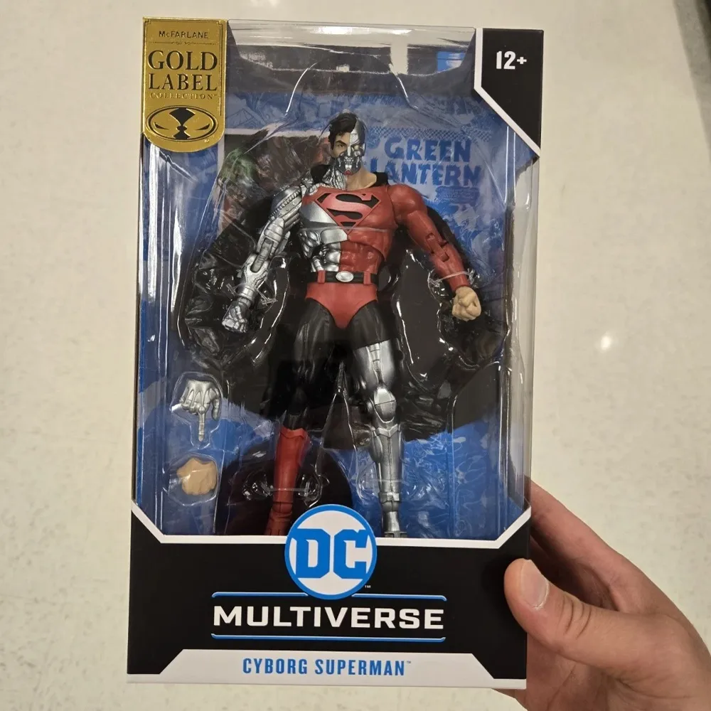 맥팔레인 DC 멀티버스 골드라벨 사이보그 슈퍼맨 한정판 피규어