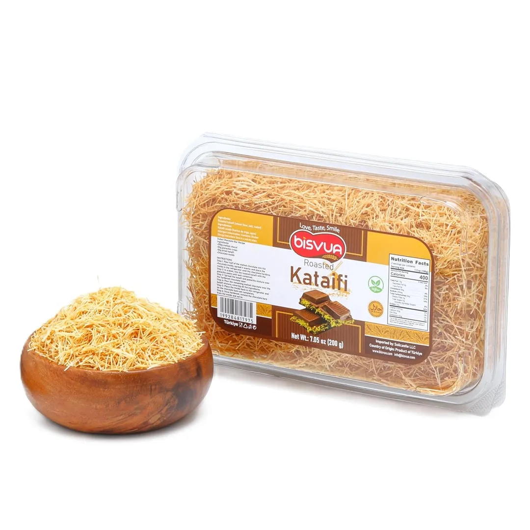 BISVUA 프리미엄 볶은 카다이프 200g 두바이 간식 만들기 좋은 카다이프