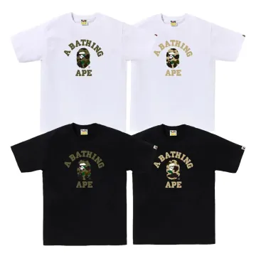 베이프 1ST 카모 컬리지 반팔 티셔츠 4컬러 1M30110013