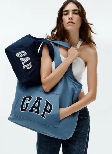 갭 GAP 라지 후디 로고 코튼 토트백 에코백 숄더백 캔버스백 데이트립 가방 남녀공용 3컬러