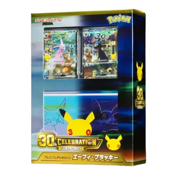 포켓몬 30주년 카드 게임 프리미엄 덱 세트 에브이 블래키 TCG 포켓몬 카드 일본어판