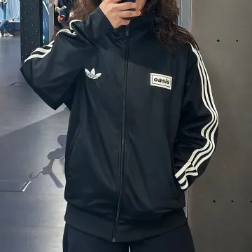 아디다스 X 오아시스 한정판 투어 파이어버드 트랙탑 저지 블랙 KT3456 KF3495