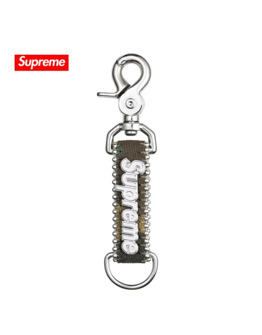 슈프림 bb Simon Denim Keychain 비비 사이먼 데님 키체인 우드랜드 카모 604323 | 크로켓