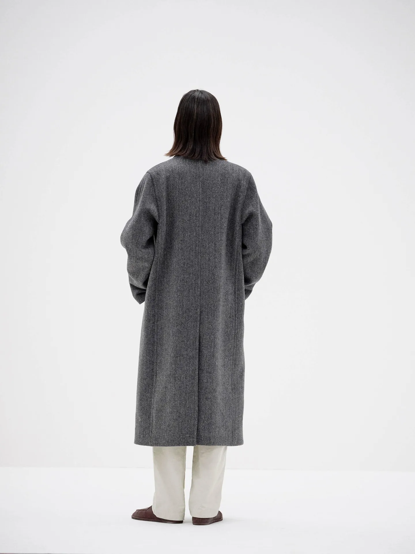 AURALEE 오라리 코트 SHETLAND WOOL DOUBLE CLOTH COAT 2컬러