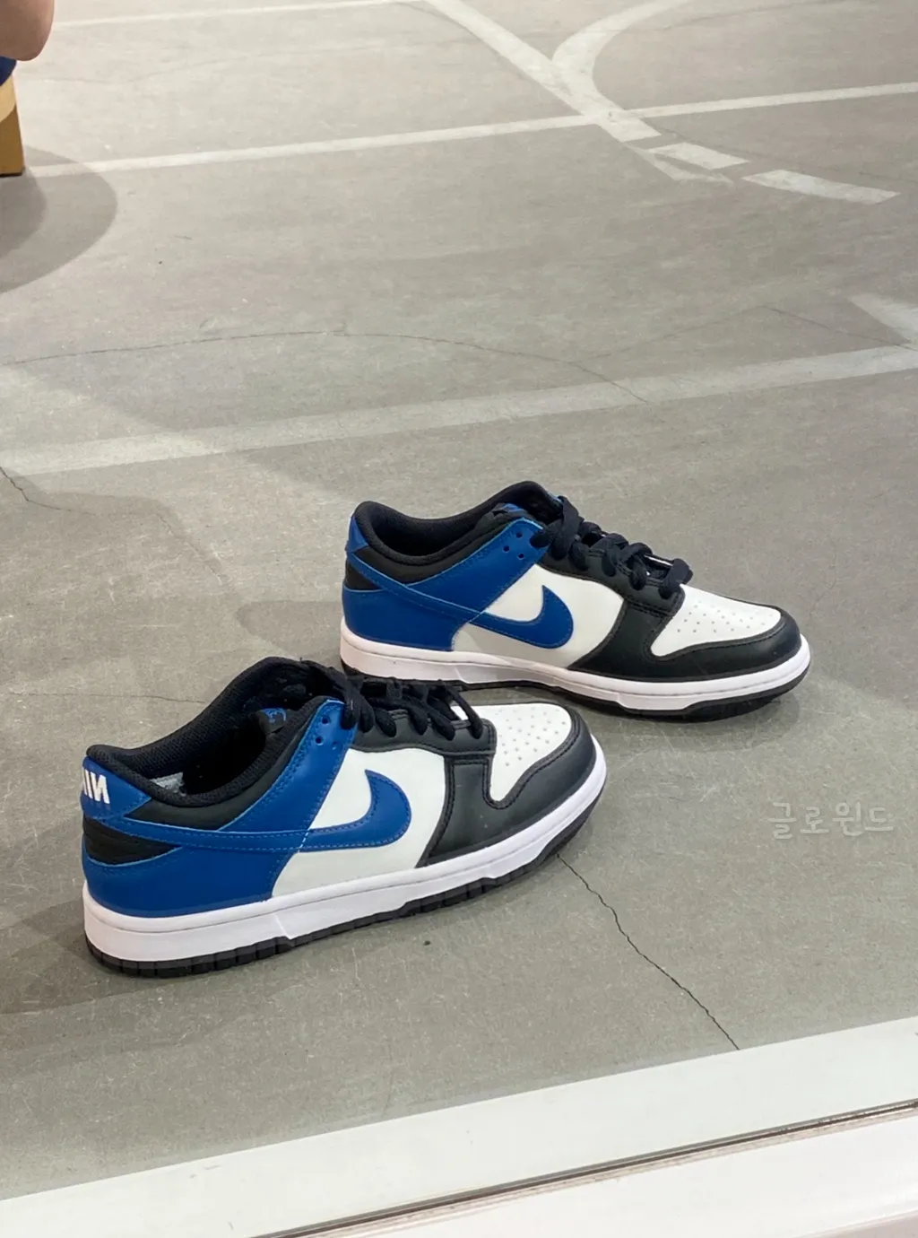 나이키 덩크 로우 레트로 운동화 인더스트리얼 블루 FD6923-100