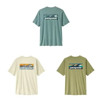 파타고니아 PATAGONIA 멘즈 캐필린 케플린 쿨 데일리 보드숏 그레잇 웨이브 로고 반팔 티셔츠 45481 45456