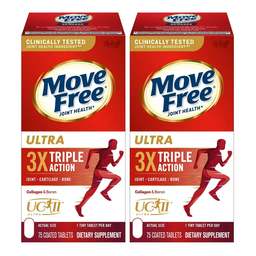 [해외] 쉬프 무브프리 울트라 75정 2병 | Schiff Move Free | 관절 보조 영양제