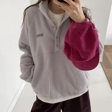 컬럼비아 여성 하프스냅 플리스 풀오버 후리스 라이트 라일락