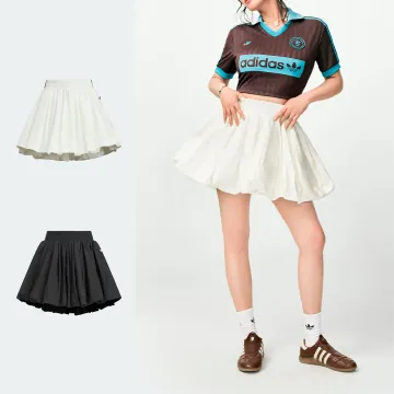 아디다스 오리지널 버블 스커트 화이트 블랙 KD8123 KD8122
