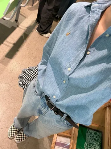 폴로 랄프로렌 보이즈 여성 데님 셔츠 샴브레이 청셔츠 연청셔츠 미국백화점 바로배송