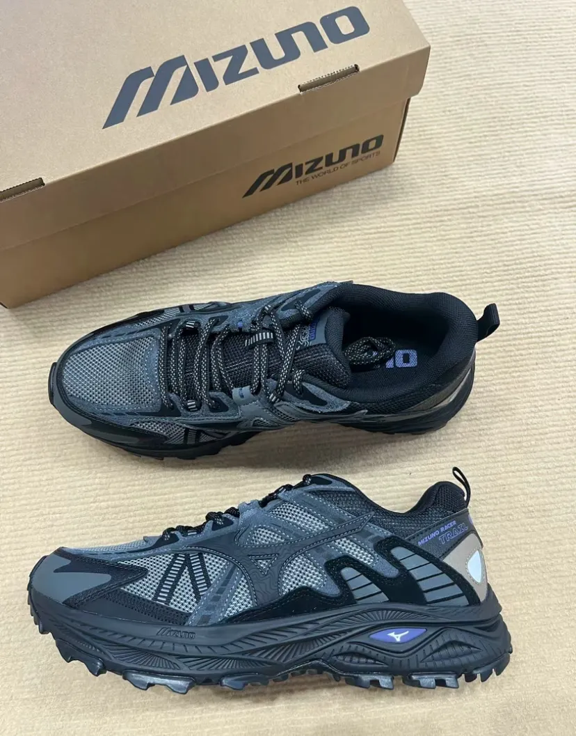 Tênis Trail 361 Overstep 무료배송]미즈노 레이서 트레일 블랙 퍼플