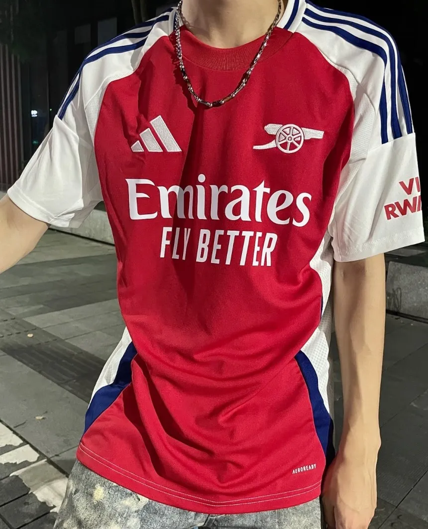 아디다스 아스날 레알마드리드 저지 24/25 축구 유니폼 레플리카 레드 IT6141