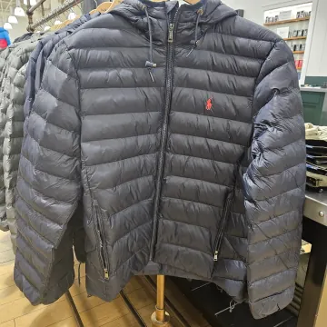 폴로 랄프로렌 남성 패커블 경량 후드 패딩 점퍼