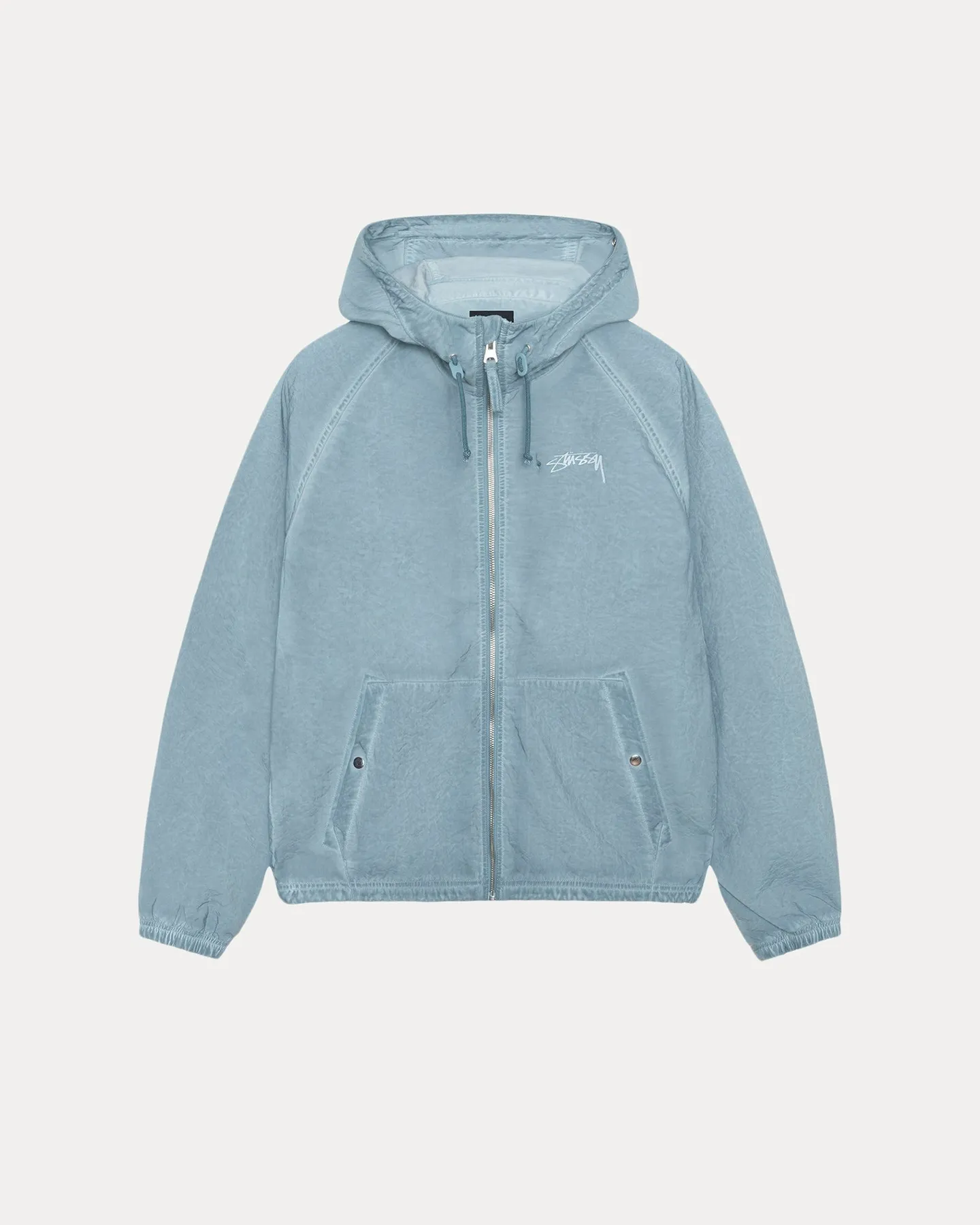 스투시 BEACH SHELL GARMENT DYED BLUE | 크로켓