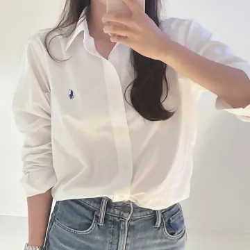 [7% 추가할인] 25년 버전, 폴로랄프로렌 클래식핏 셔츠 화이트, 남성용/남녀공용