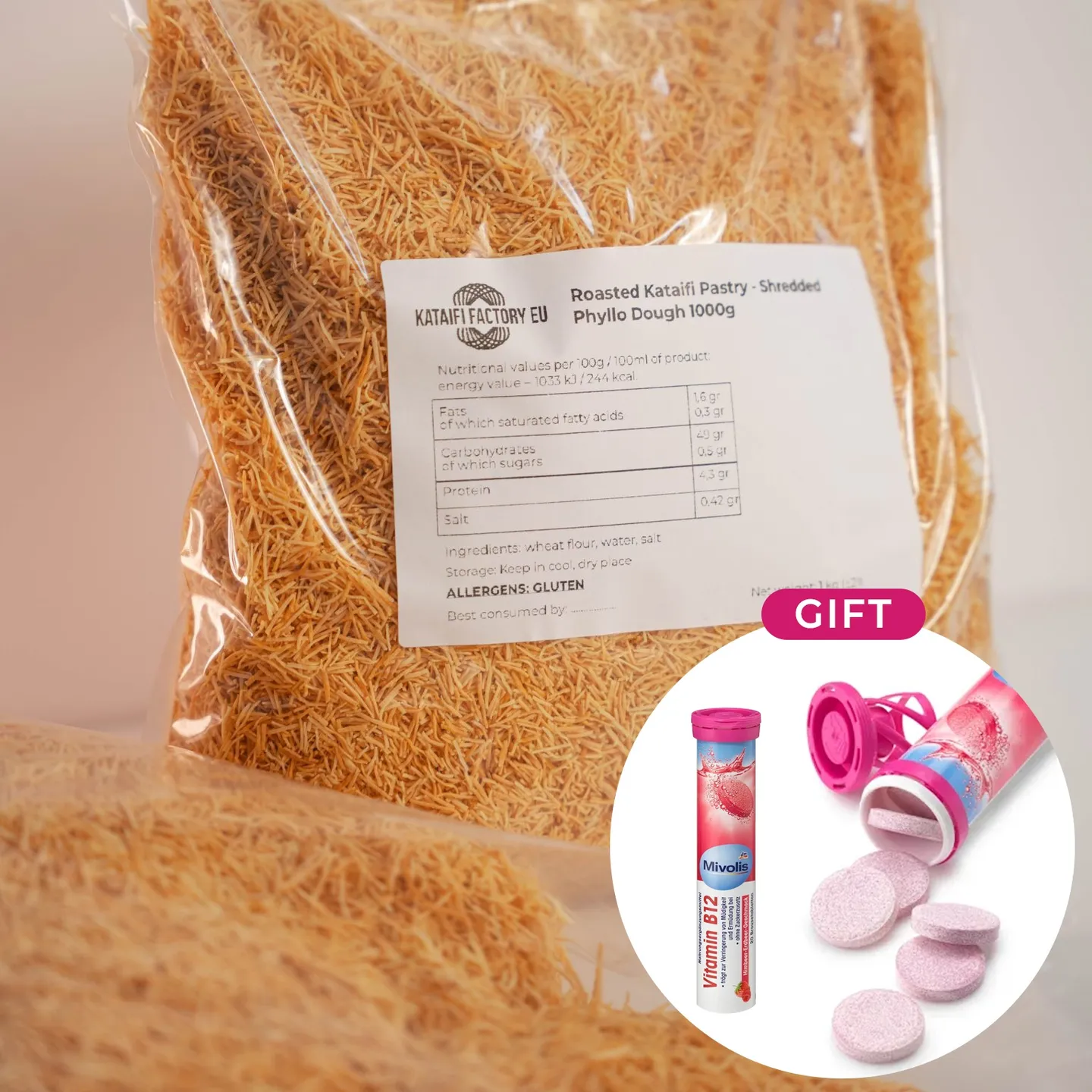 당일출고 로스트 카다이프 kadayif 구운 카다이프면 1kg