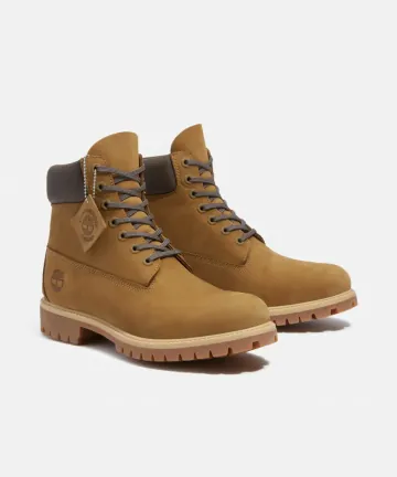 남성용 팀버랜드 프리미엄 6인치 레이스 워터프루프 부츠 올리브다크 브라운