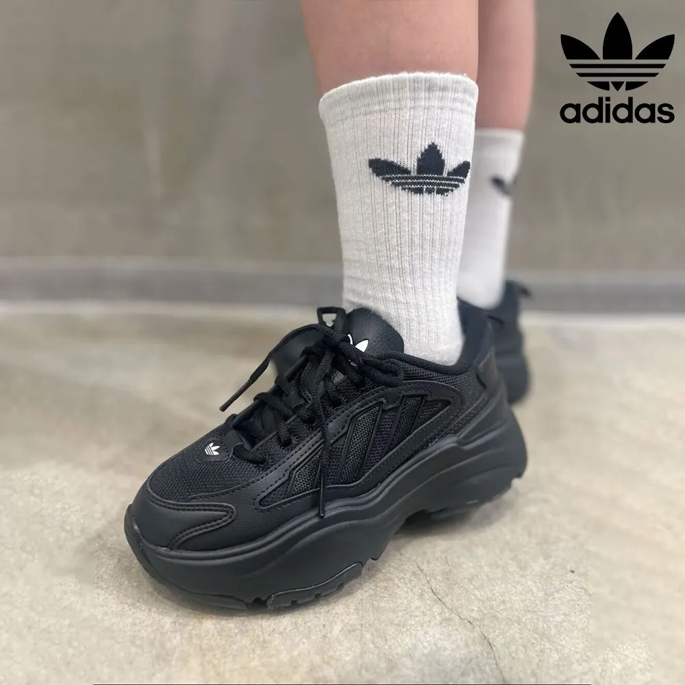 아디다스 오리지널 오즈가이아 키높이 통굽 스니커즈 운동화 블랙 IG6045