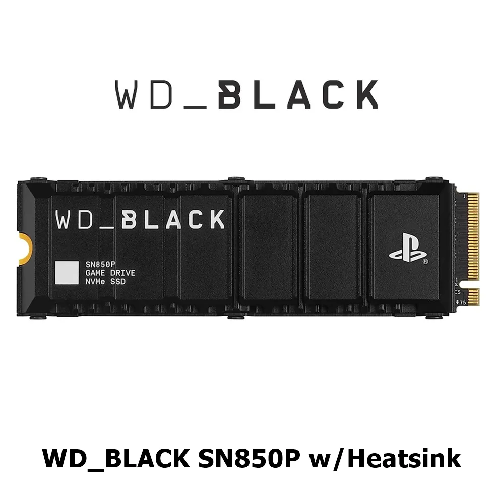 [해외] 웨스턴디지털 블랙 1TB SN850P NVMe SSD M.2 2280 방열판포함