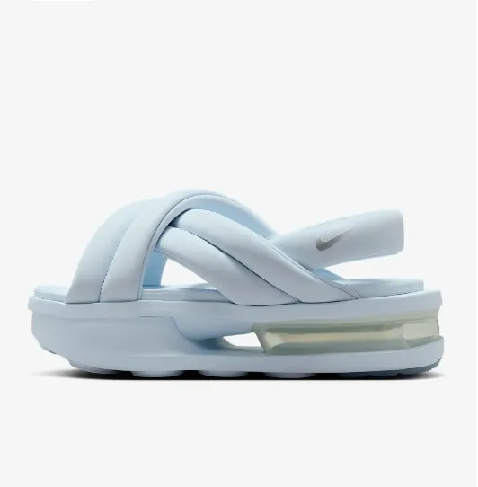 나이키 W 에어맥스 스트랩 샌들 아일라 키높이 샌들 블루 FJ5929-400