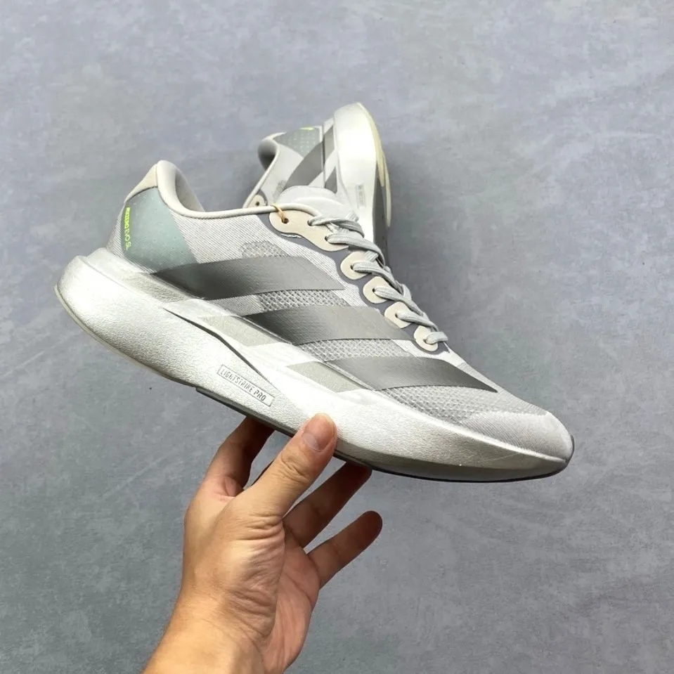 아디다스 아디제로 에보슬 메탈릭 실버 JR3419 남자 러닝화