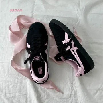 오니츠카 타이거 토쿠텐 블랙핑크 베이비핑크 딥핑크 (1)