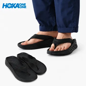 호카 오라 리커버리 플립 쪼리 샌들 블랙 1099675-BDGGR