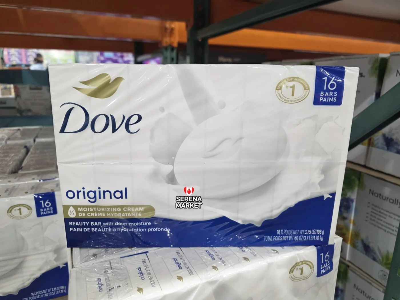 미국 도브 오리지널 뷰티바 미국산 비누 (106g X 16개) 대용량 저자극비누 | 크로켓