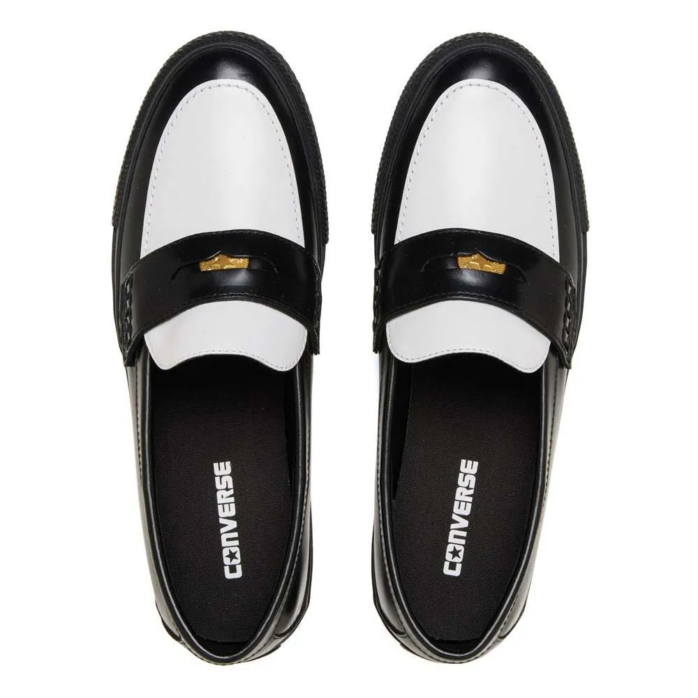 컨버스 올스타 코인 가죽 로퍼 블랙 화이트 31315090