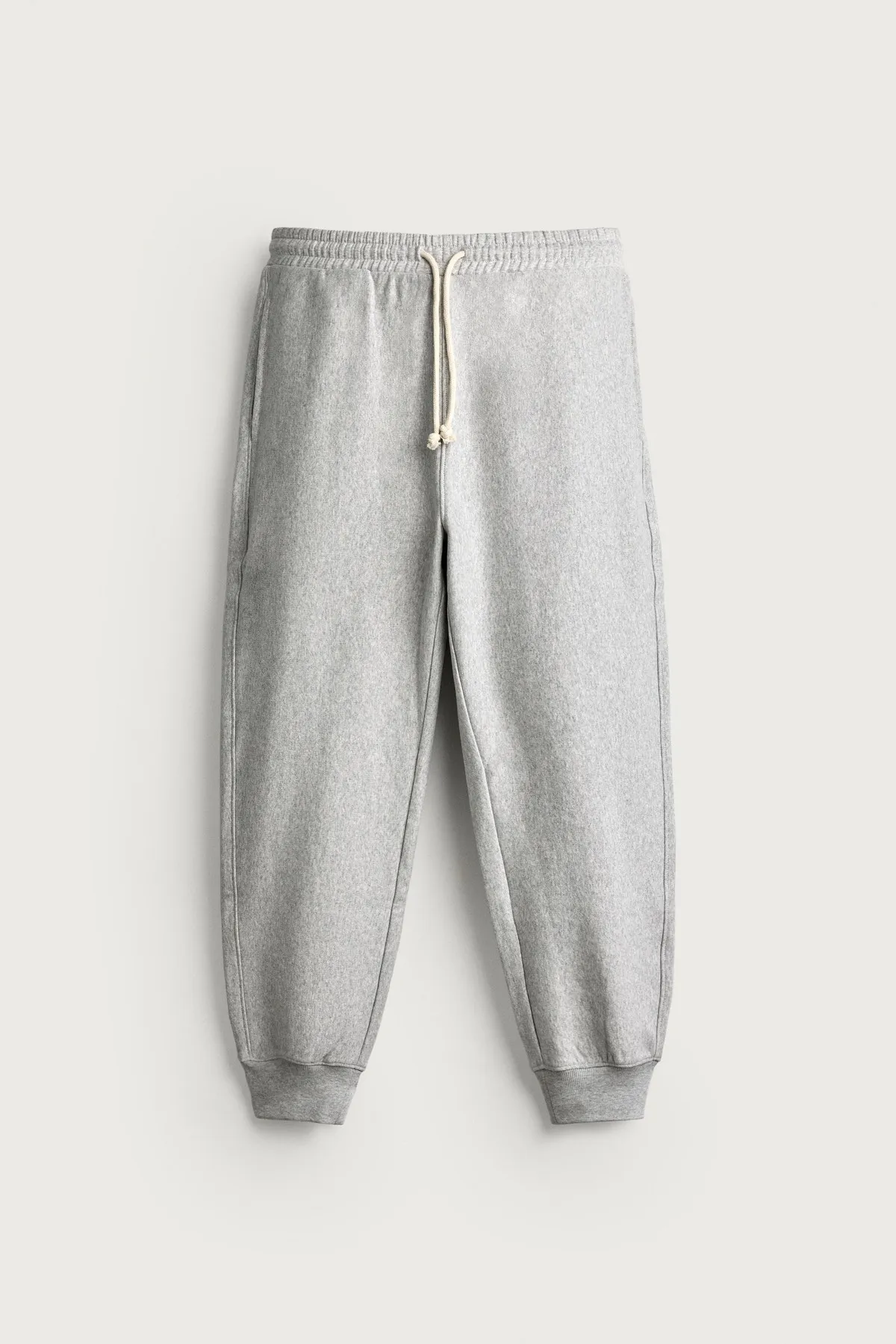 [해외] 자라 레귤러핏 플리스 안감 조거 팬츠 4092/376/803 GREY MARL